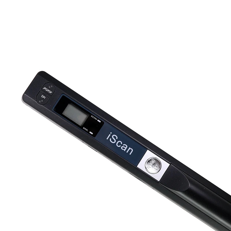 Portable 900DPI Handheld Scanner with LCD Display