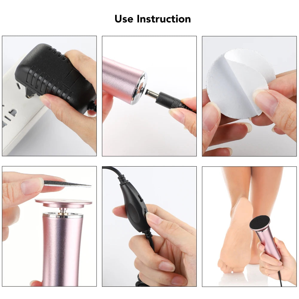 Automatic Waterproof Foot Exfoliator