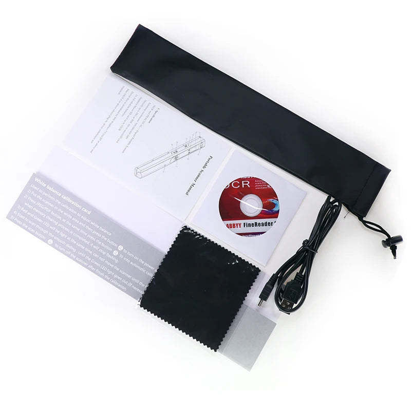 Portable 900DPI Handheld Scanner with LCD Display