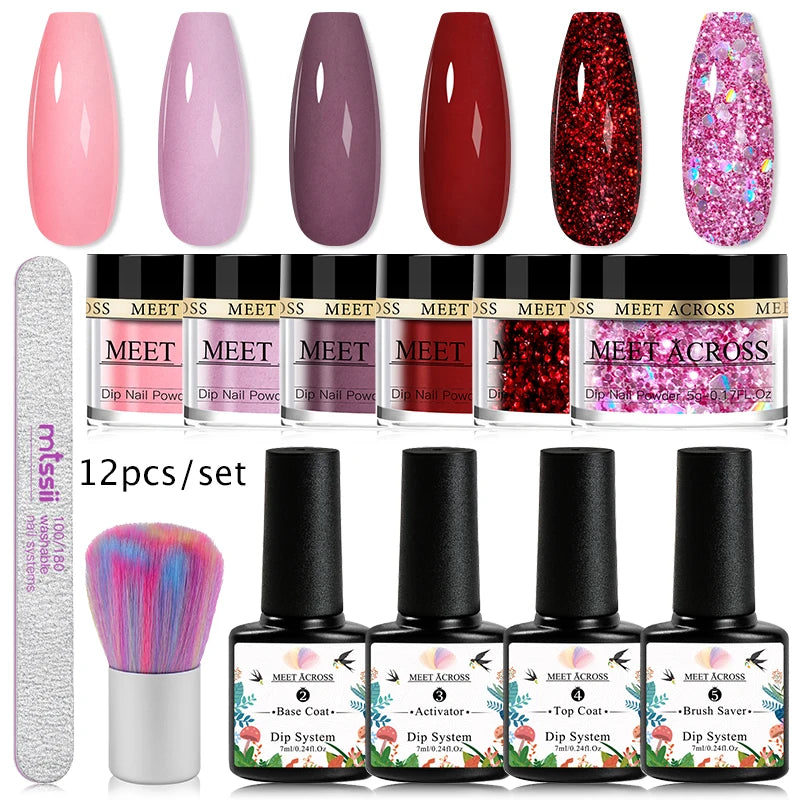 Powder Dip Nail Art Set