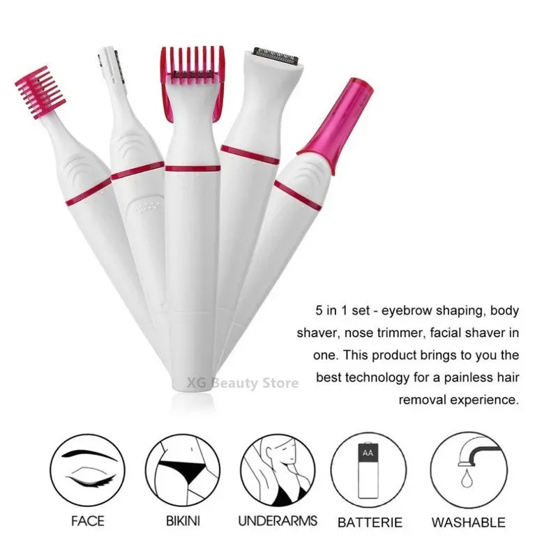 5 in 1 Body Hair Remover