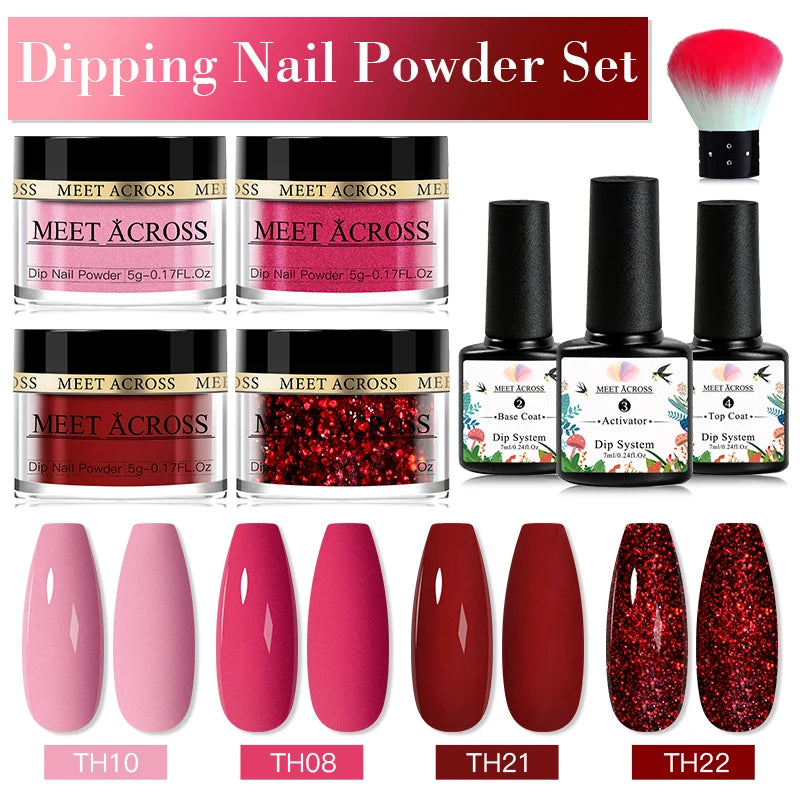 Powder Dip Nail Art Set