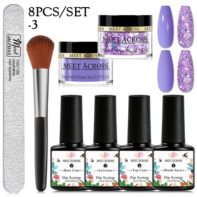 Powder Dip Nail Art Set