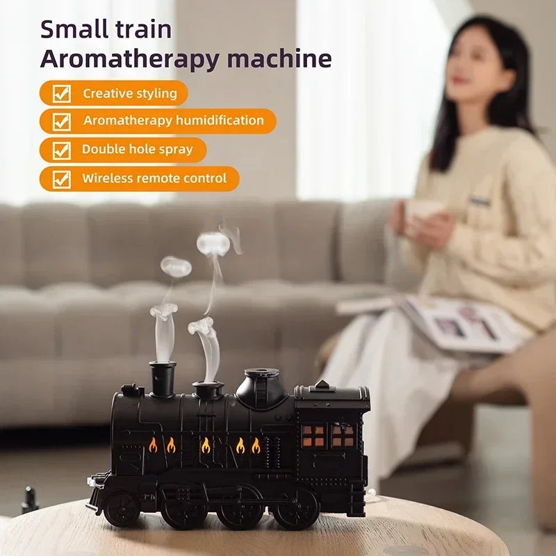 Mini Train Aromatherapy Diffuser & Humidifier with LED