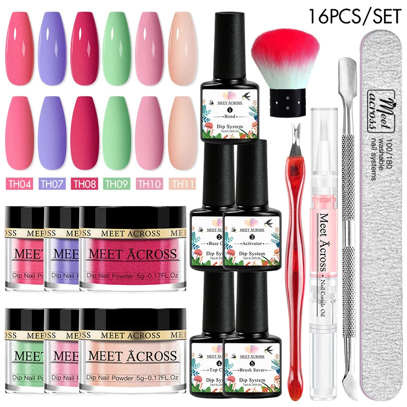 Powder Dip Nail Art Set