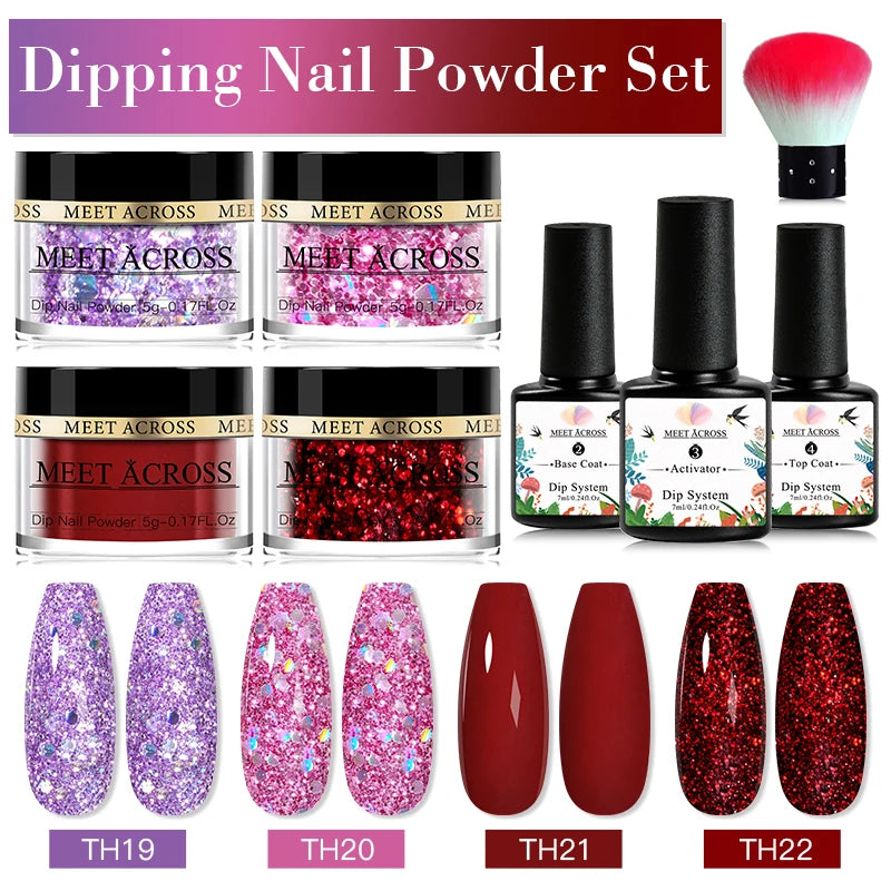 Powder Dip Nail Art Set