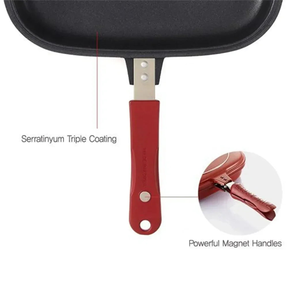 Double Side Grill Fry Pan