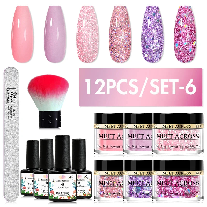 Powder Dip Nail Art Set