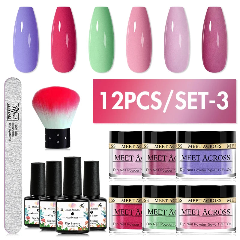 Powder Dip Nail Art Set
