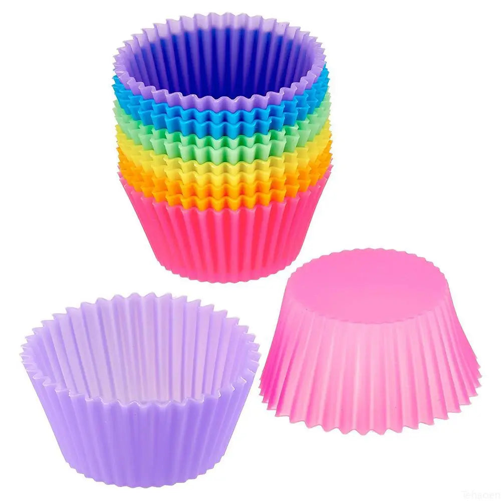 Colored Silicone Cupcake Liners