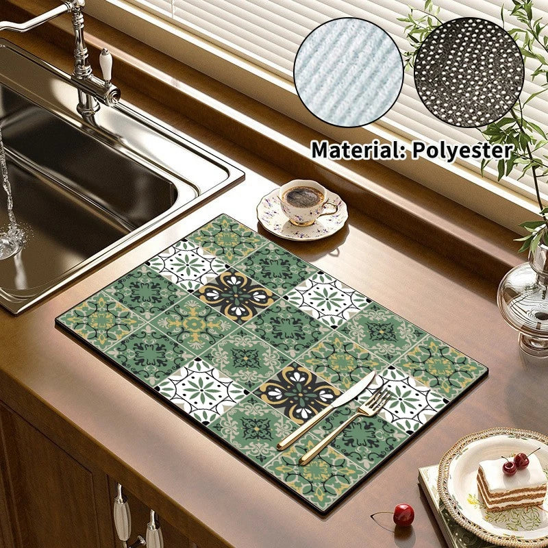 Super Absorbent Dish Drying Mat