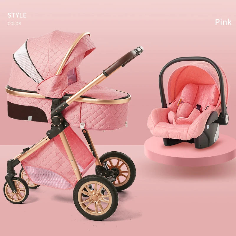 3 in 1 Luxury Baby Stroller