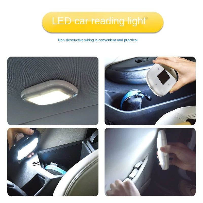 Magnetic LED Car Light USB Rechargeable