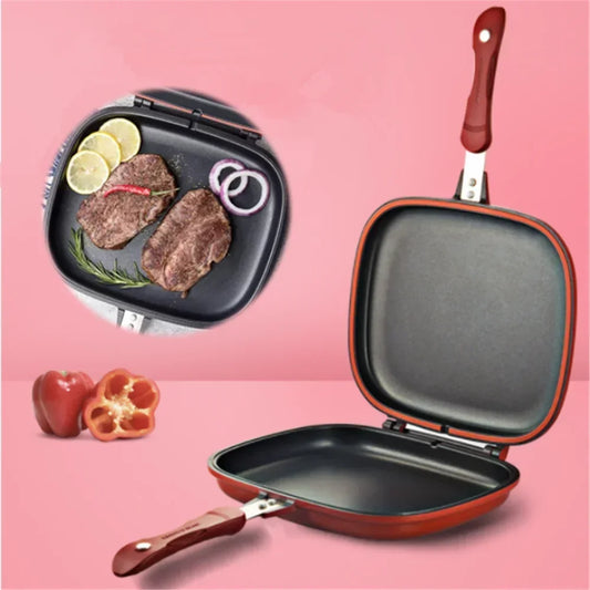 Double Side Grill Fry Pan