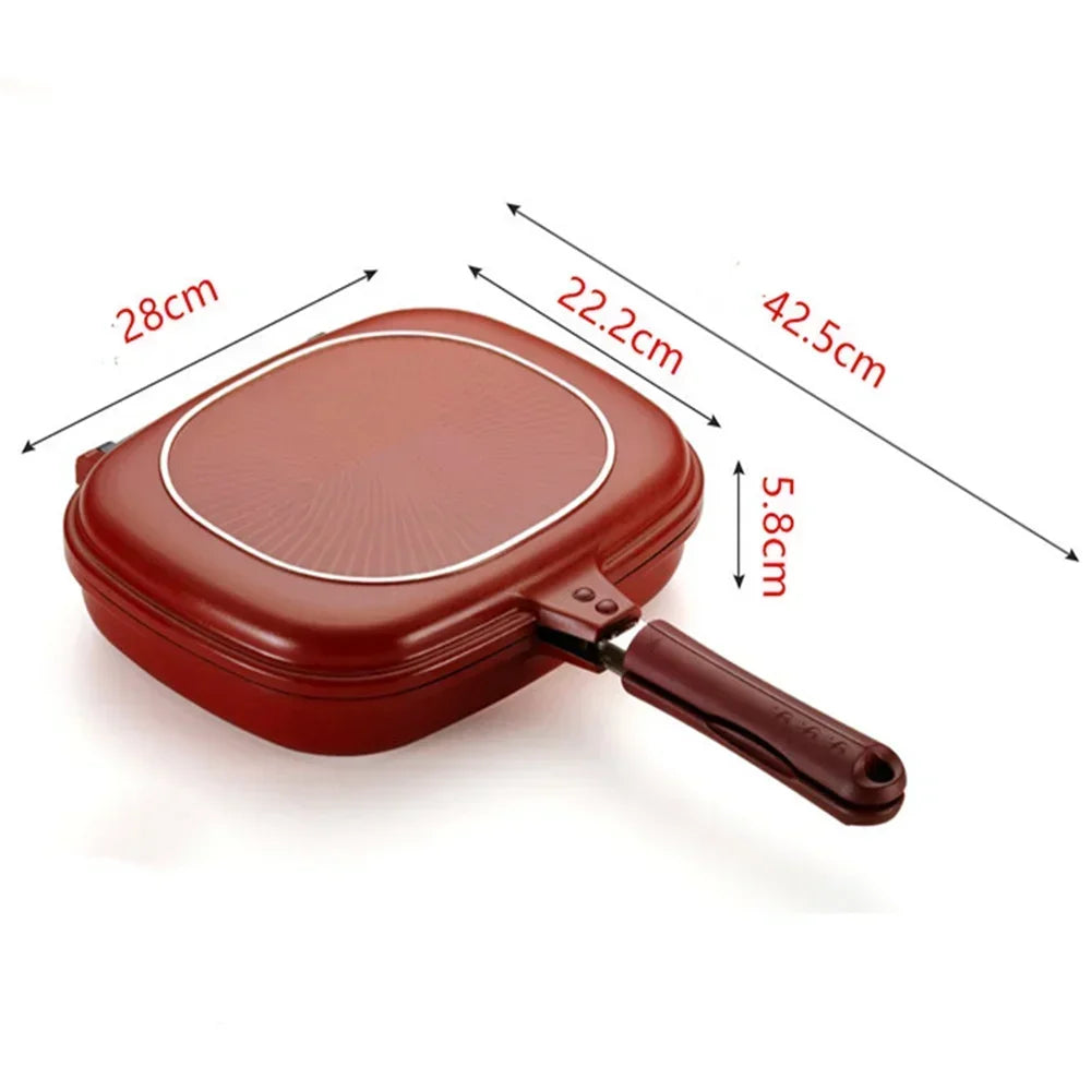 Double Side Grill Fry Pan