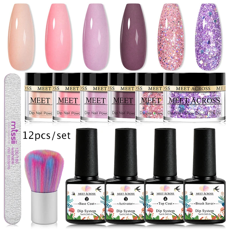 Powder Dip Nail Art Set