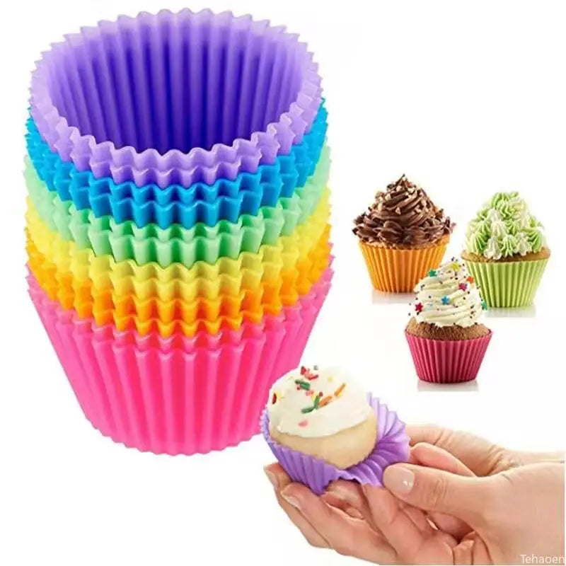 Colored Silicone Cupcake Liners