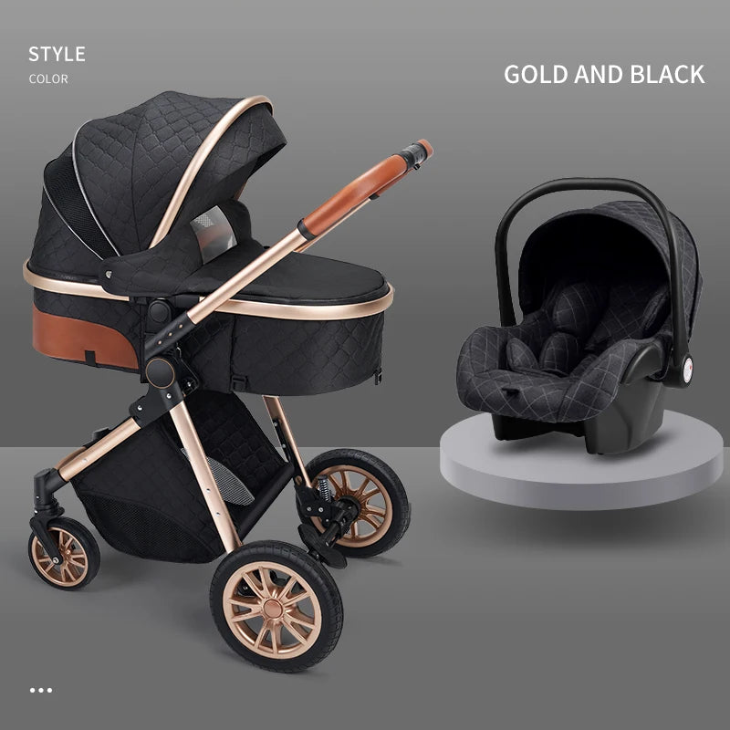 3 in 1 Luxury Baby Stroller