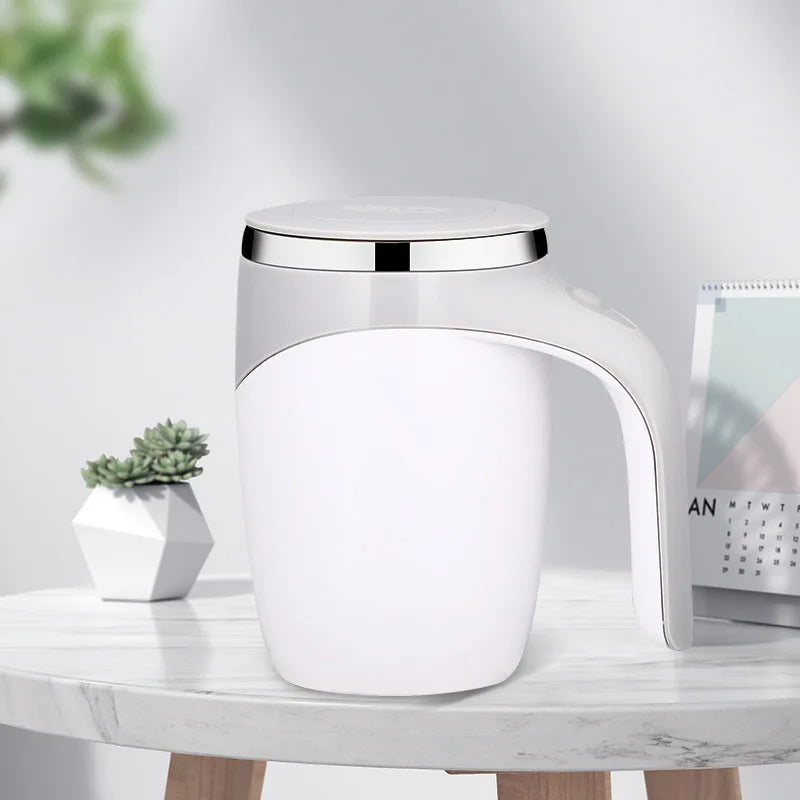 Rechargeable Magnetic Self-Stirring Coffee Mug