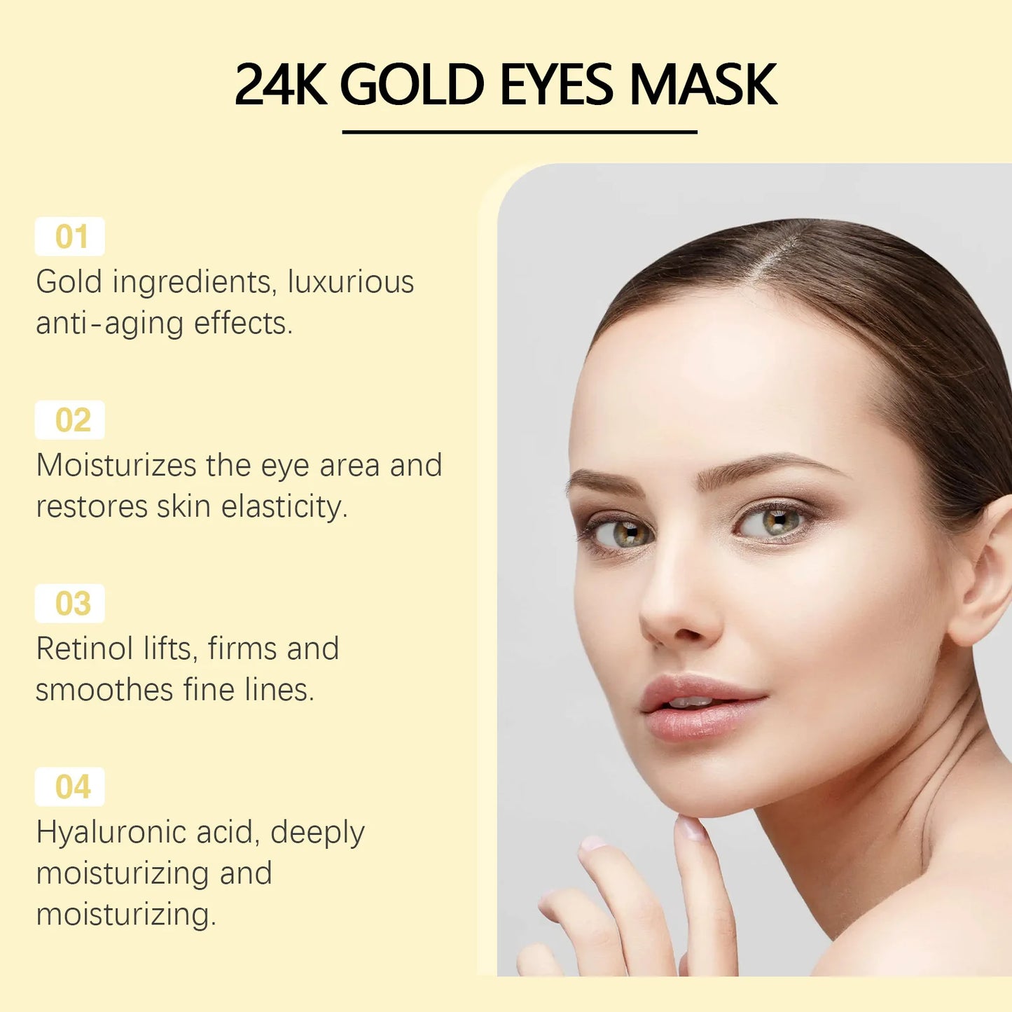 24K Gold Mask Collagen Eye Mask
