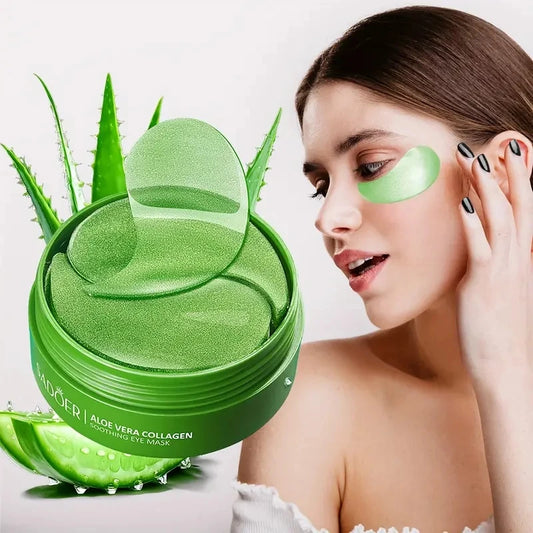 60Pcs Aloe Vera Collagen Eye Mask