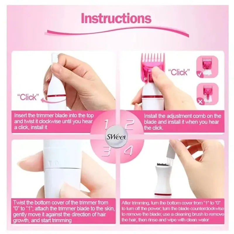 5 in 1 Body Hair Remover