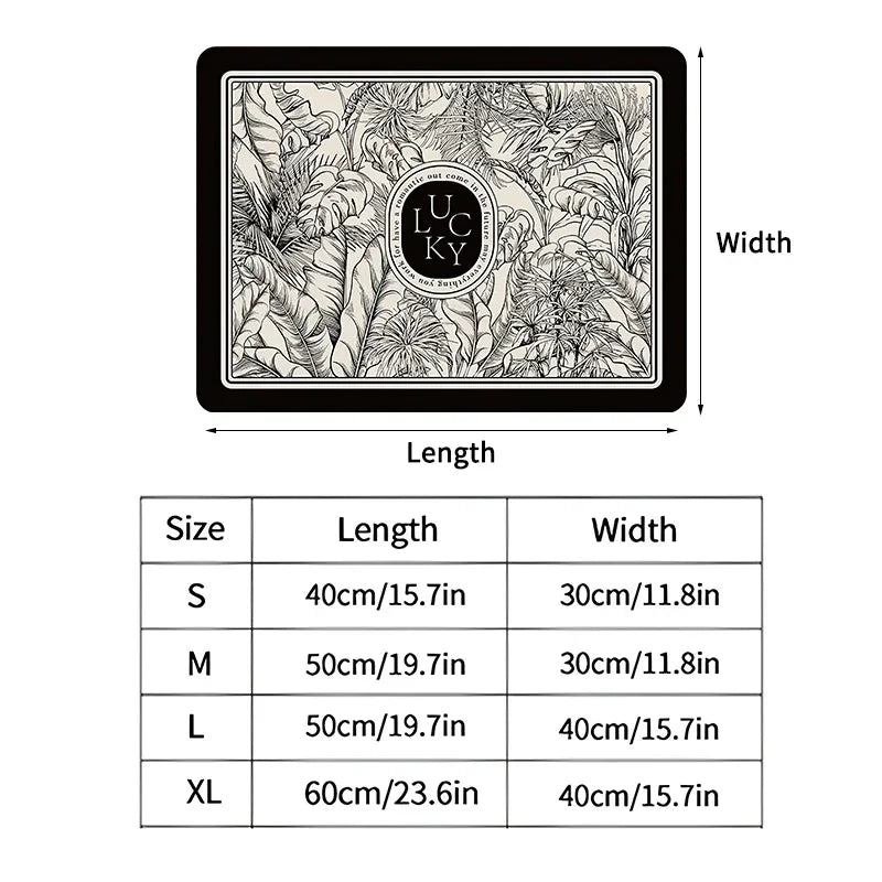 Super Absorbent Dish Drying Mat