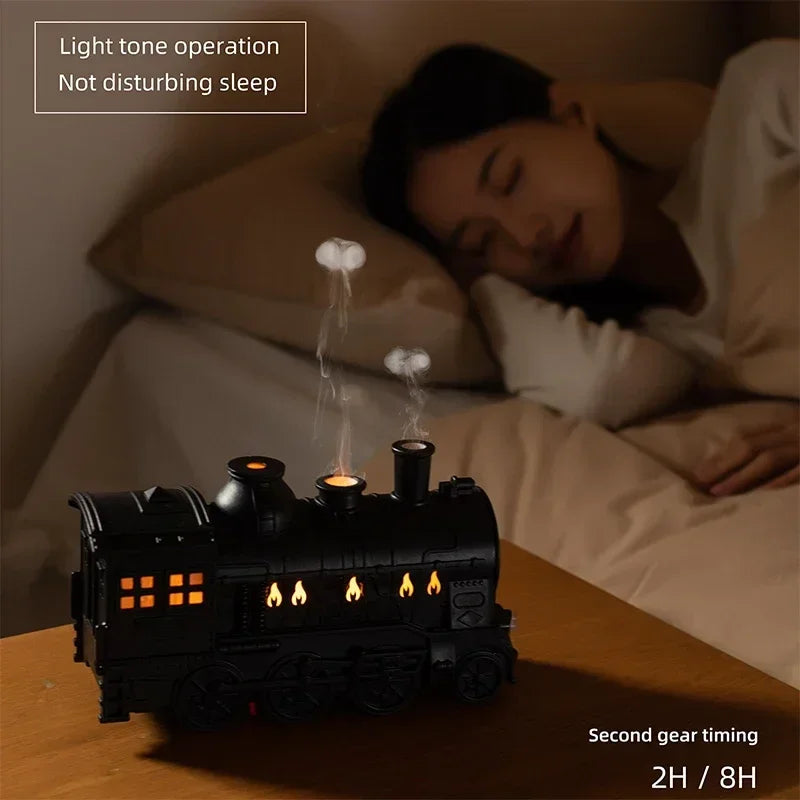 Mini Train Aromatherapy Diffuser & Humidifier with LED
