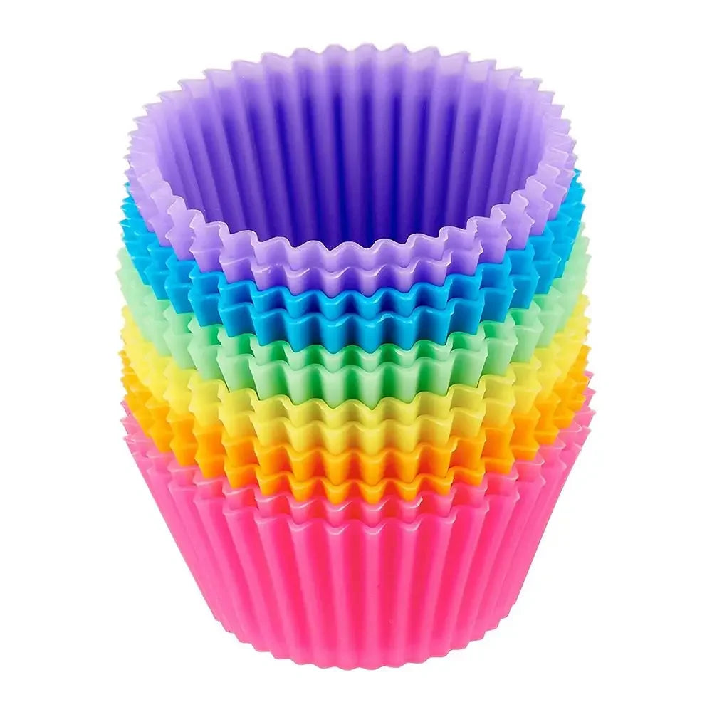Colored Silicone Cupcake Liners