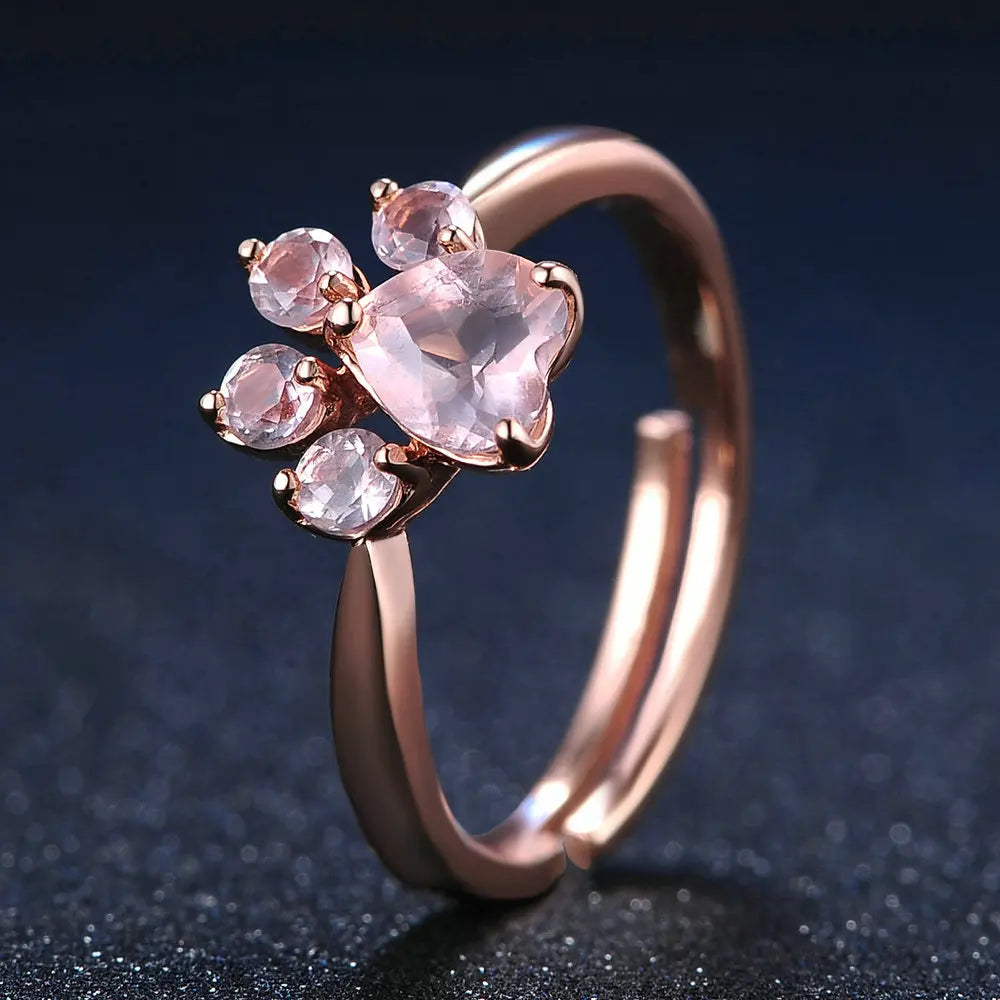 Rose Quartz Ring