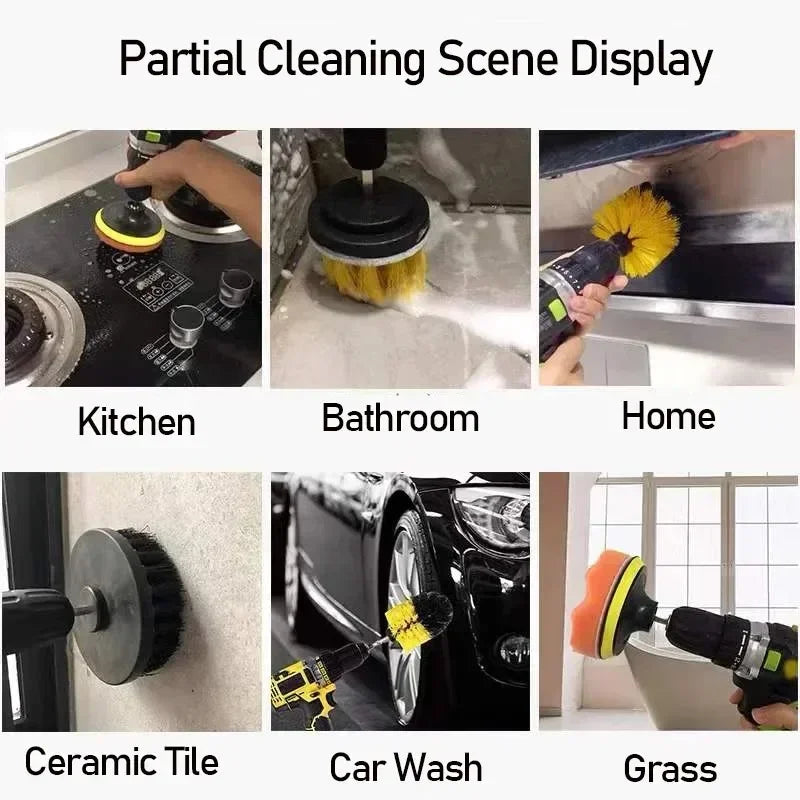 3pcs/set Electric Drill Brush