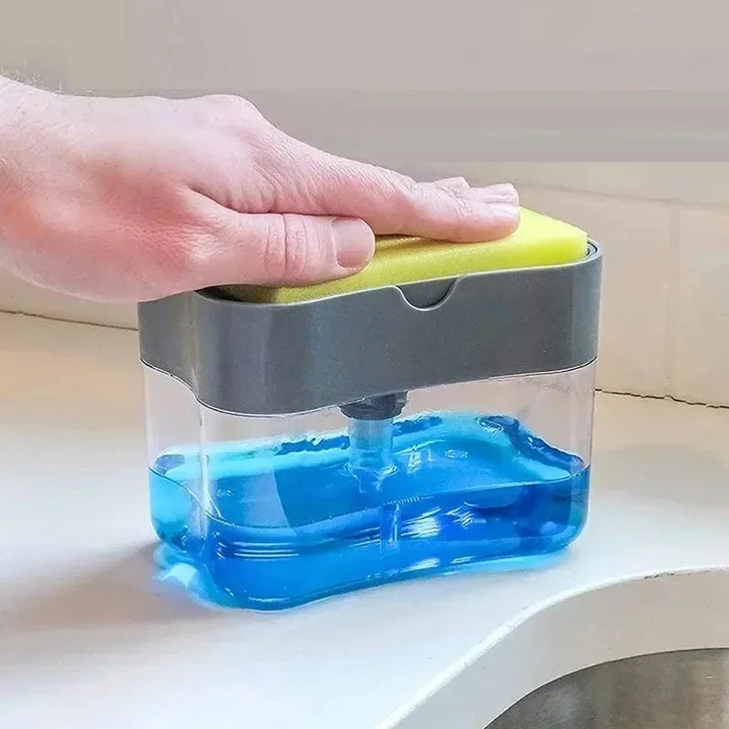Soap Dispenser With Sponge Holder