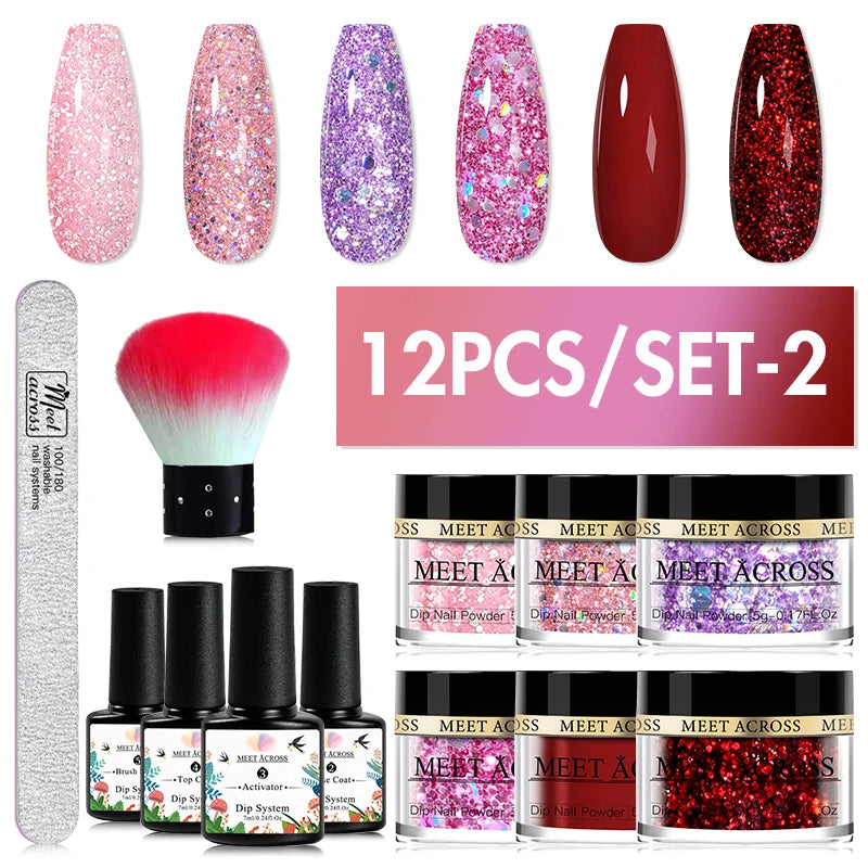 Powder Dip Nail Art Set