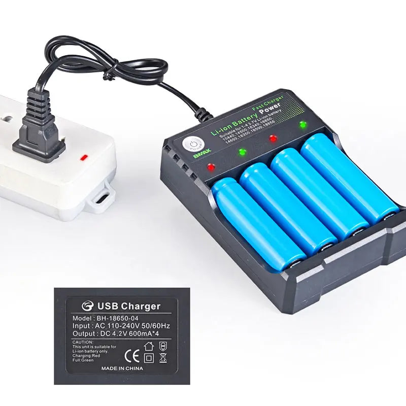 UniversalBattery Charger 1-4 Slots