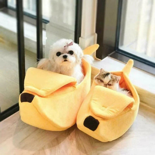 Banana Shaped Pet Bed