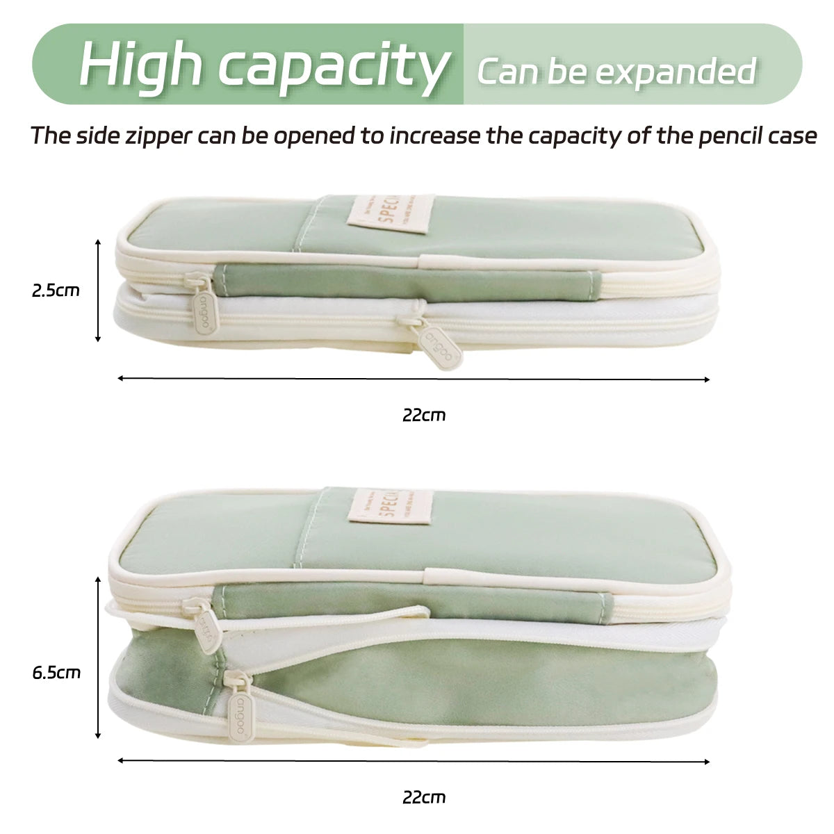 Big Capacity Pencil Pouch for School & Office