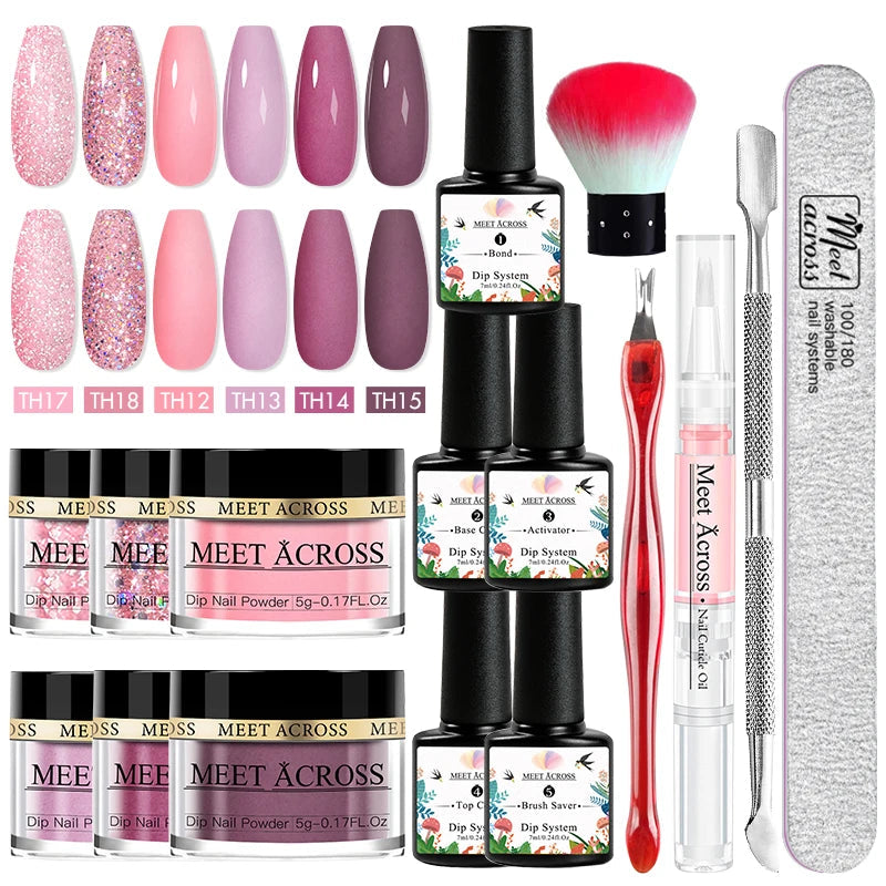 Powder Dip Nail Art Set
