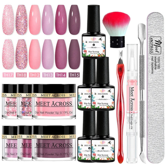 Powder Dip Nail Art Set