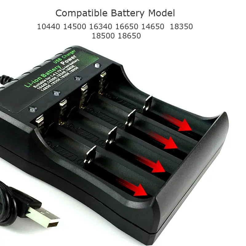 UniversalBattery Charger 1-4 Slots
