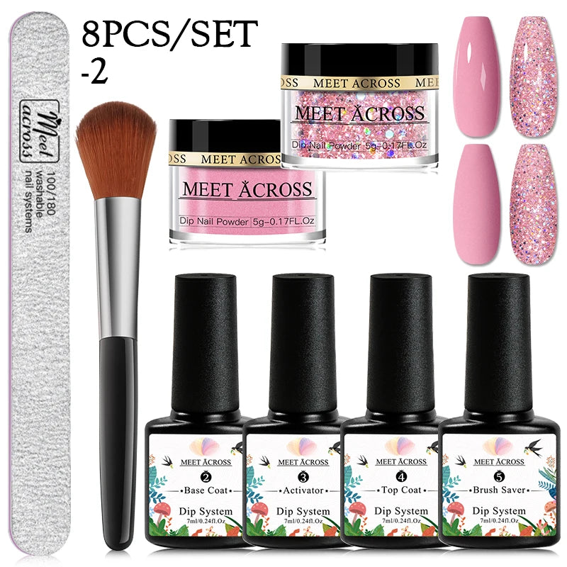 Powder Dip Nail Art Set