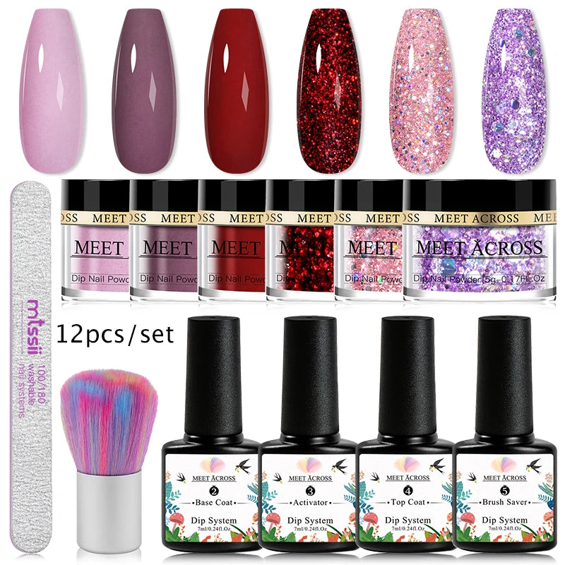 Powder Dip Nail Art Set