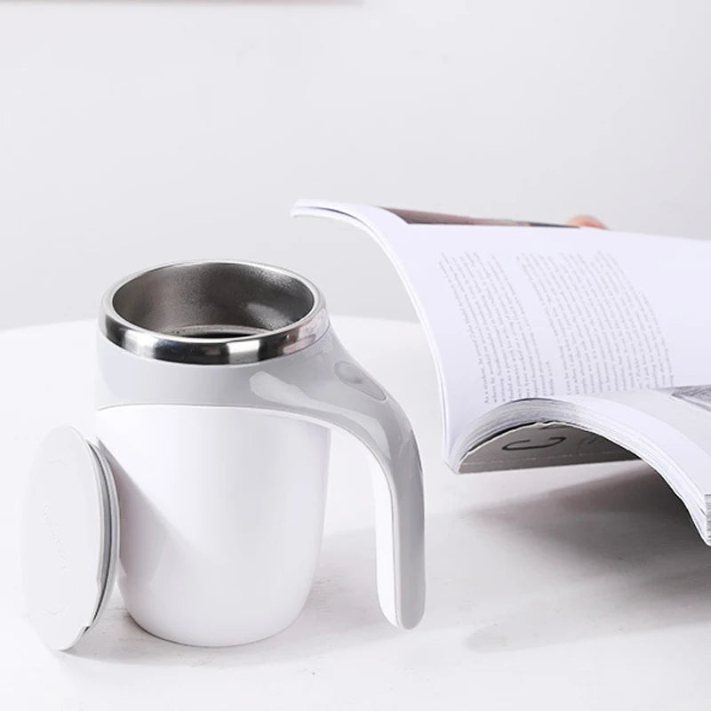 Rechargeable Magnetic Self-Stirring Coffee Mug