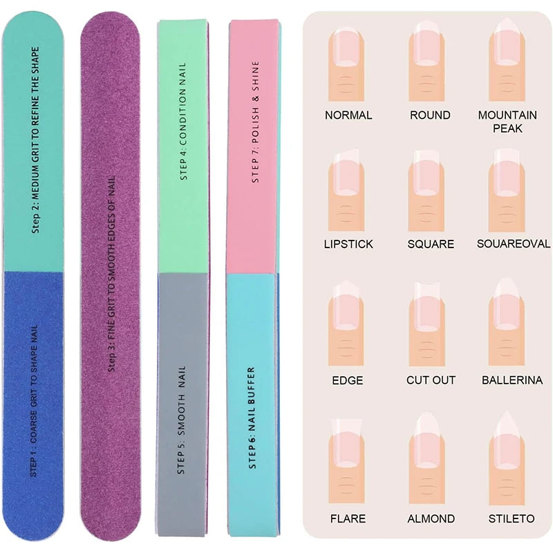Seven Sided Professional Nail File
