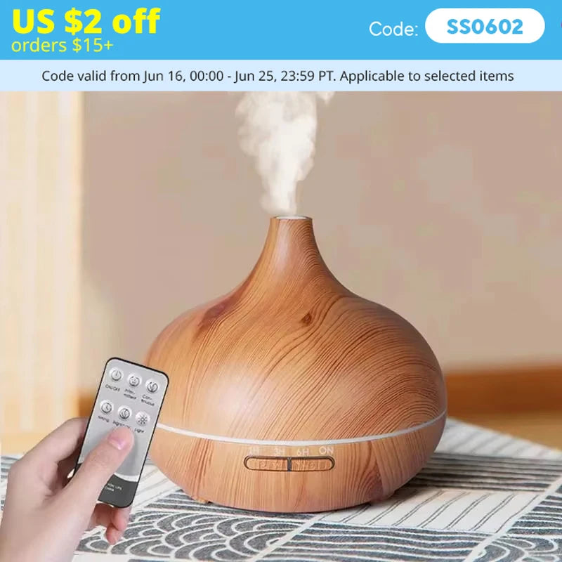 Ultrasonic Aroma Diffuser and Humidifier