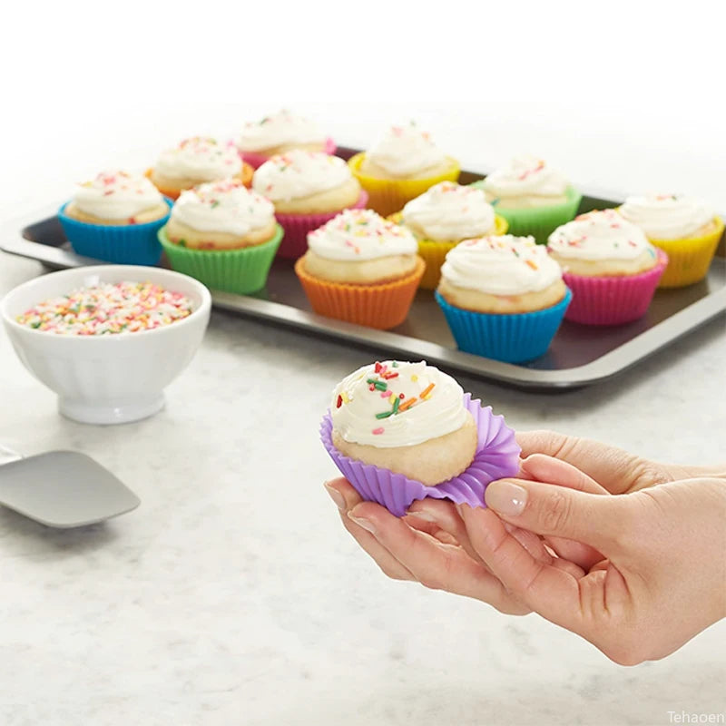 Colored Silicone Cupcake Liners